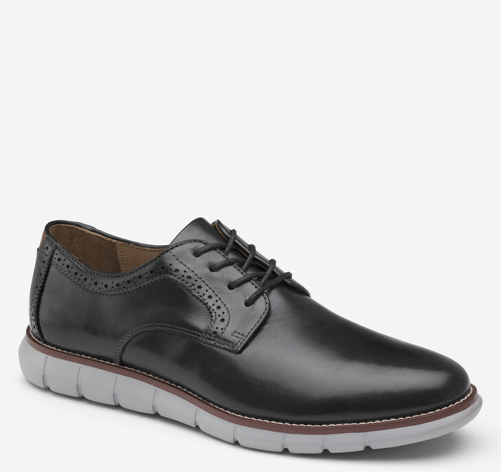 Johnston & Murphy Holden Plain Toe Oxfordskor Herr - Svarta Finskor [PI7982341]